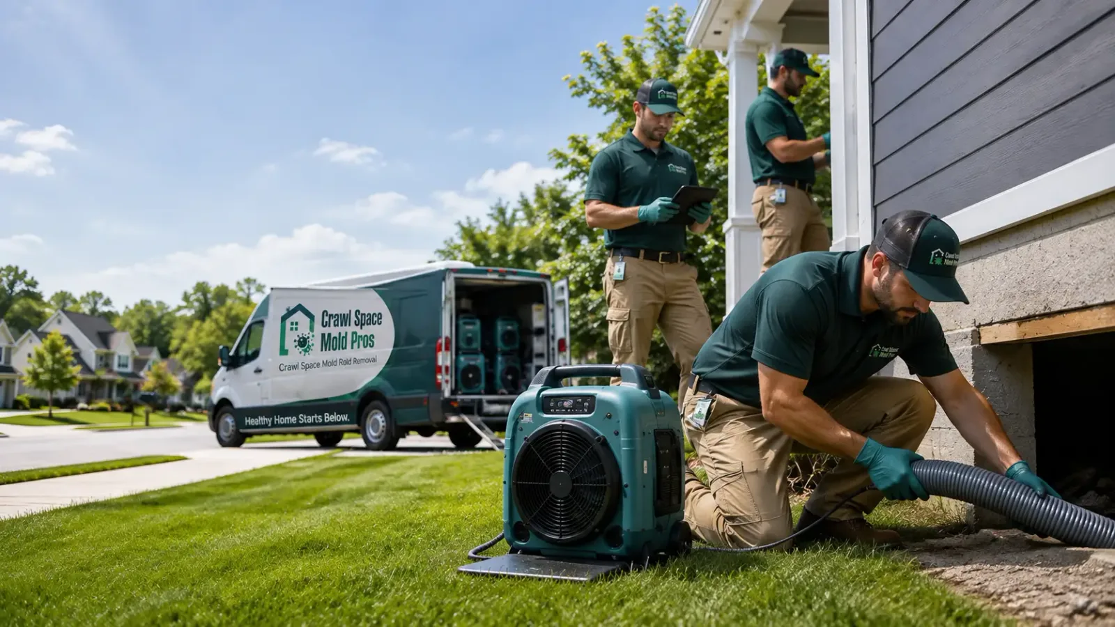 Crawl Space Mold Removal in Parma, OH
